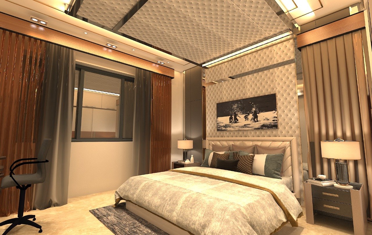 Luxury Bedroom Render